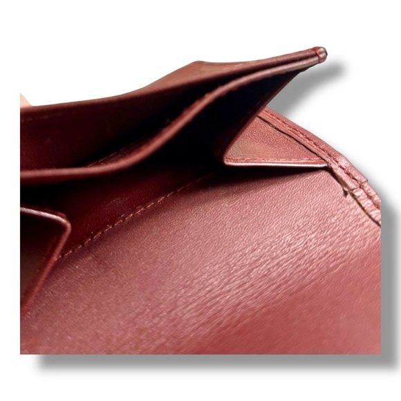 Cartier Burgundy Leather Coin Holder - Picture 4 of 7